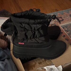 Chooka Black Quilted Winter Boots